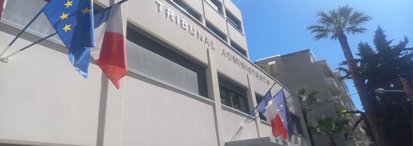Façade du tribunal administratif de Nice